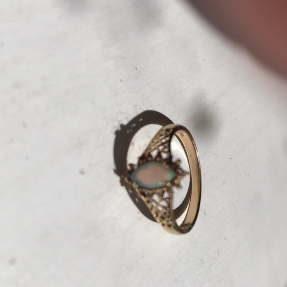 14kg OPAL/DIAMONDS RING - Picture 7 of 7